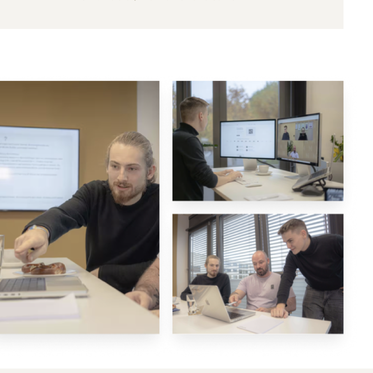 Beratungssituation im Büro